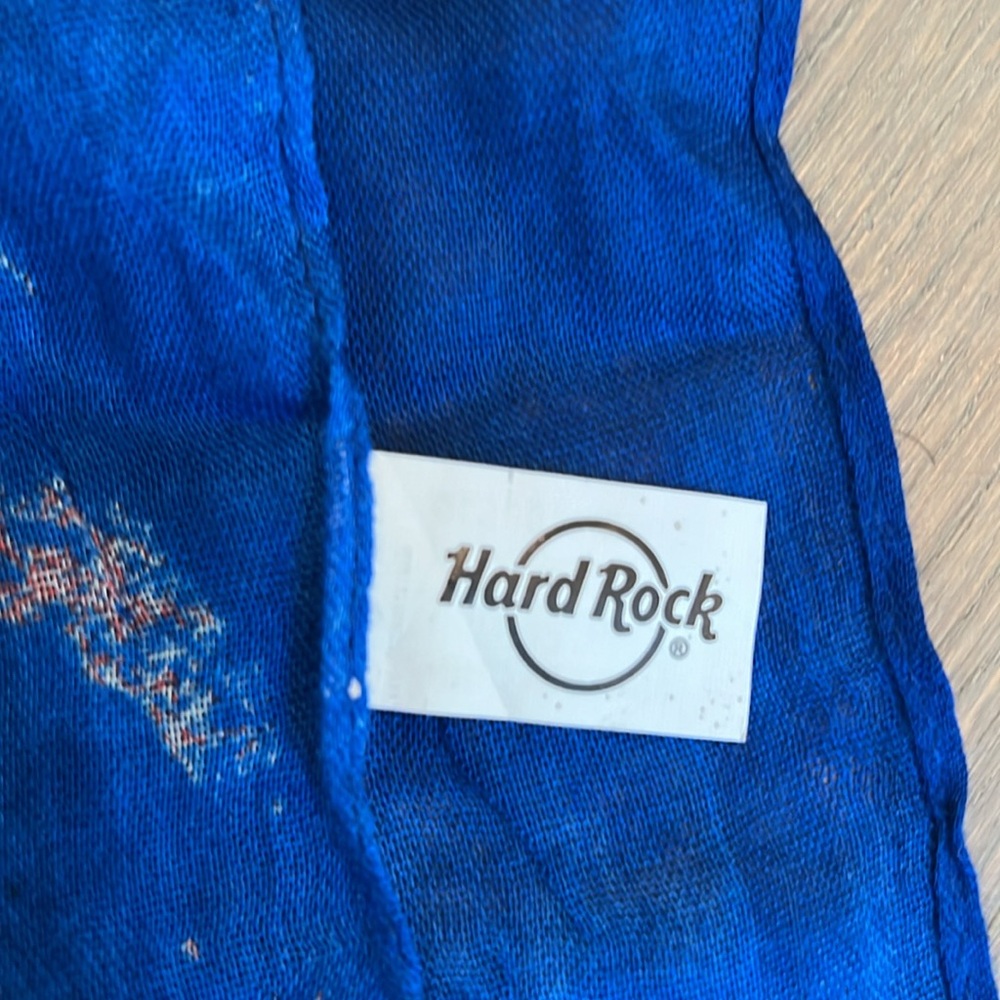NWT Hard Rock Cafe Union Jack Scarf - Picture 4 of 5